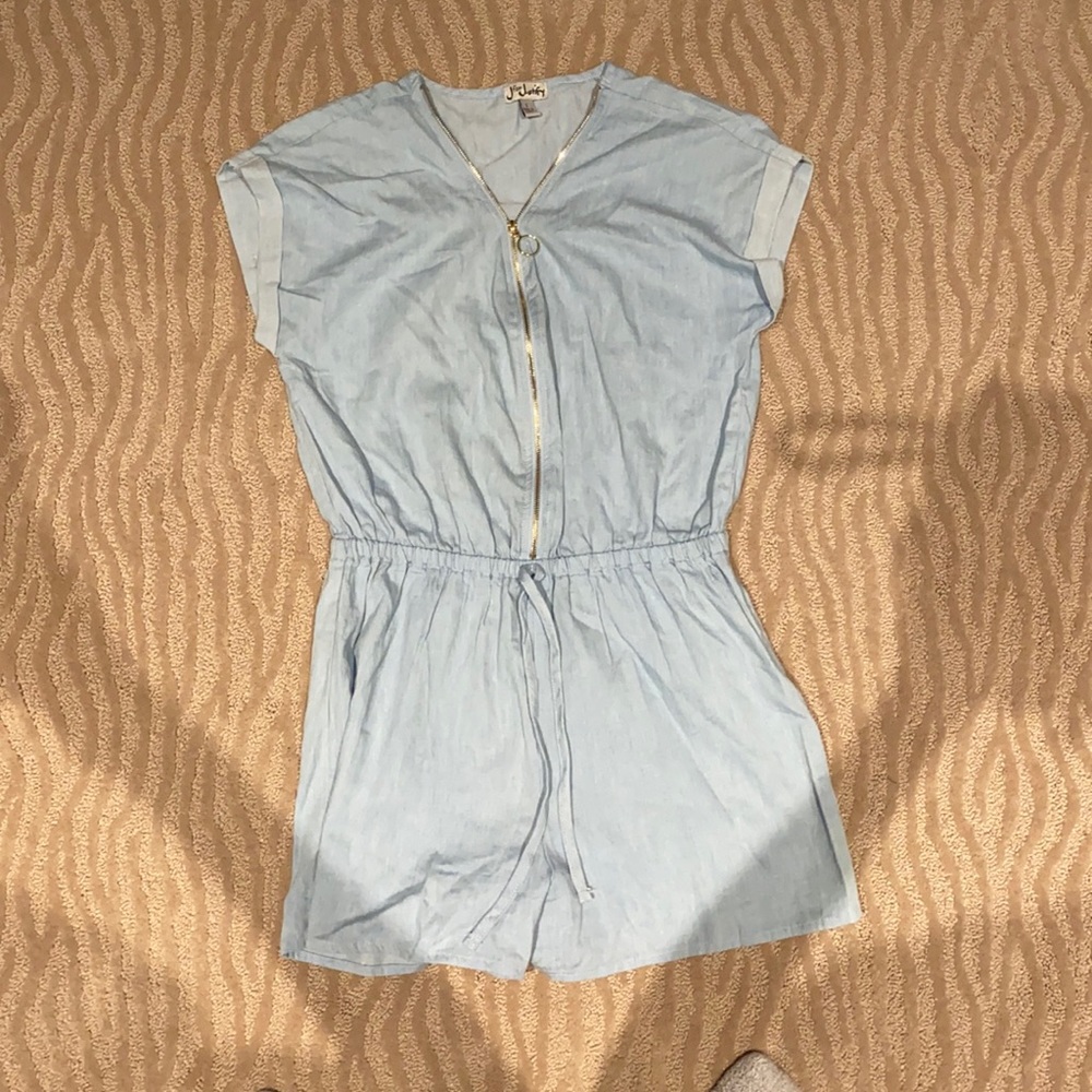 cute denim romper